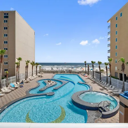 Gulf Views Lazy River Pools Hot Tub - Sleeps 6